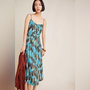 Anthropologie Corey Lynn Calter Carreaux Midi Dress phoebe Y2K Coachella